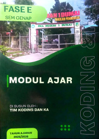 Image of MODUL AJAR KODING DAN KECERDASAN BUATAN SMA KELAS X FASE E